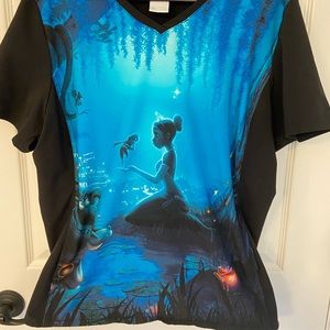 Large Scrub top Disney